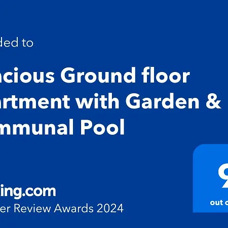 Apartment Spacious Ground Floor With Garden & Communal Pool Los Dolses